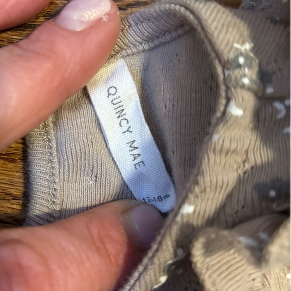 Quincy Mae Floral Ruffle Dress - Taupe - Picture 4 of 4